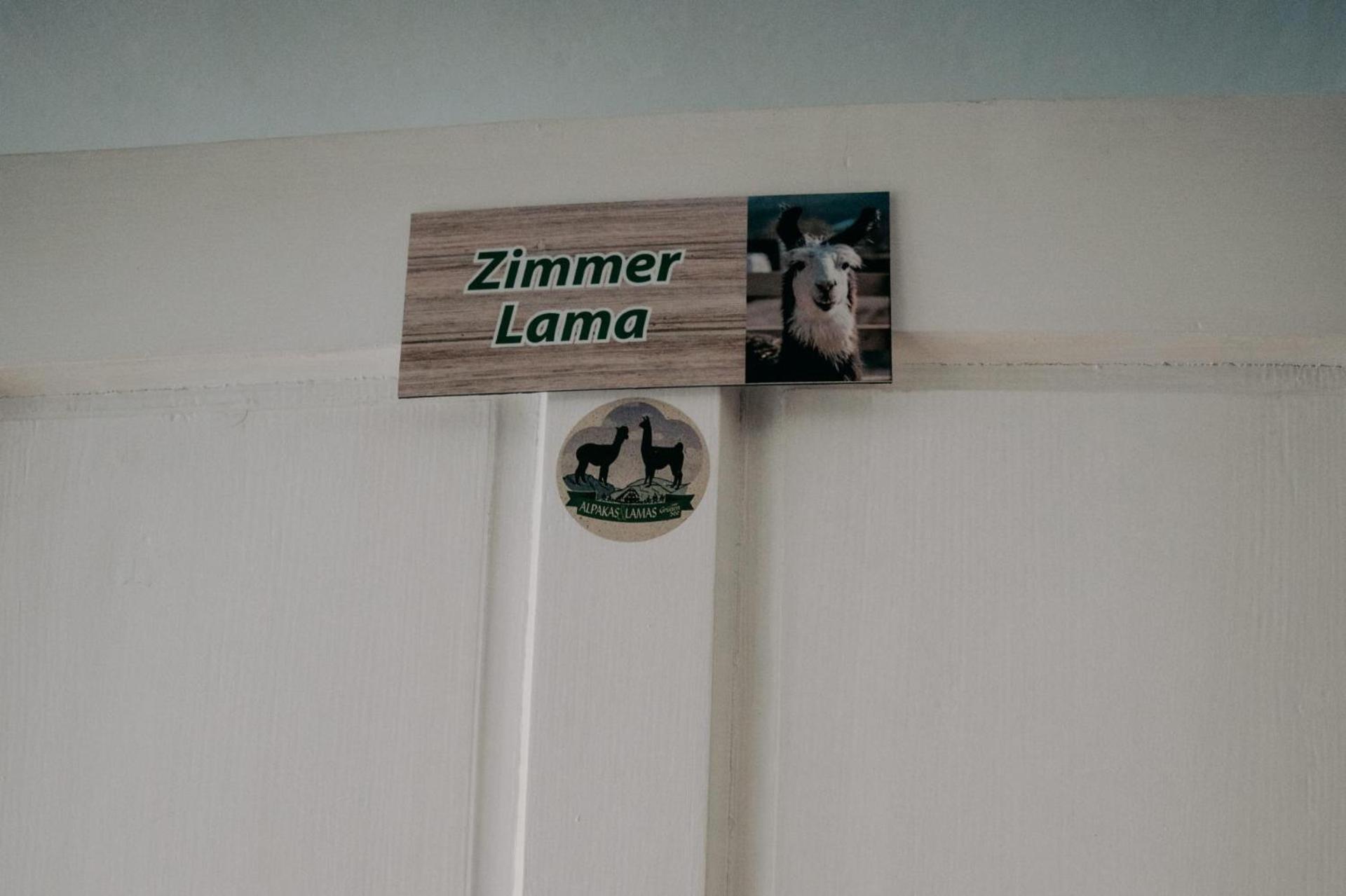 Alpakas, Lamas Und Rentiere Zum Gruenen See Grossdorf  Extérieur photo