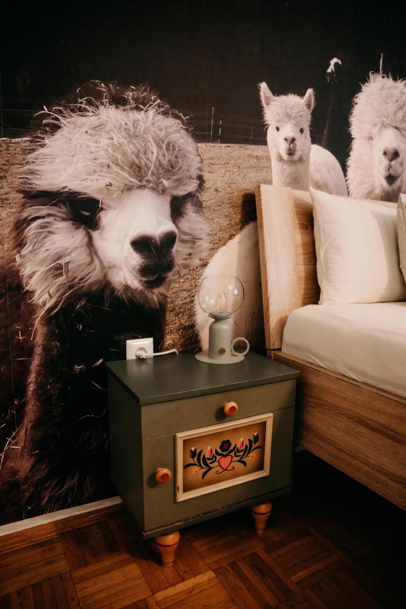 Alpakas, Lamas Und Rentiere Zum Gruenen See Grossdorf  Extérieur photo