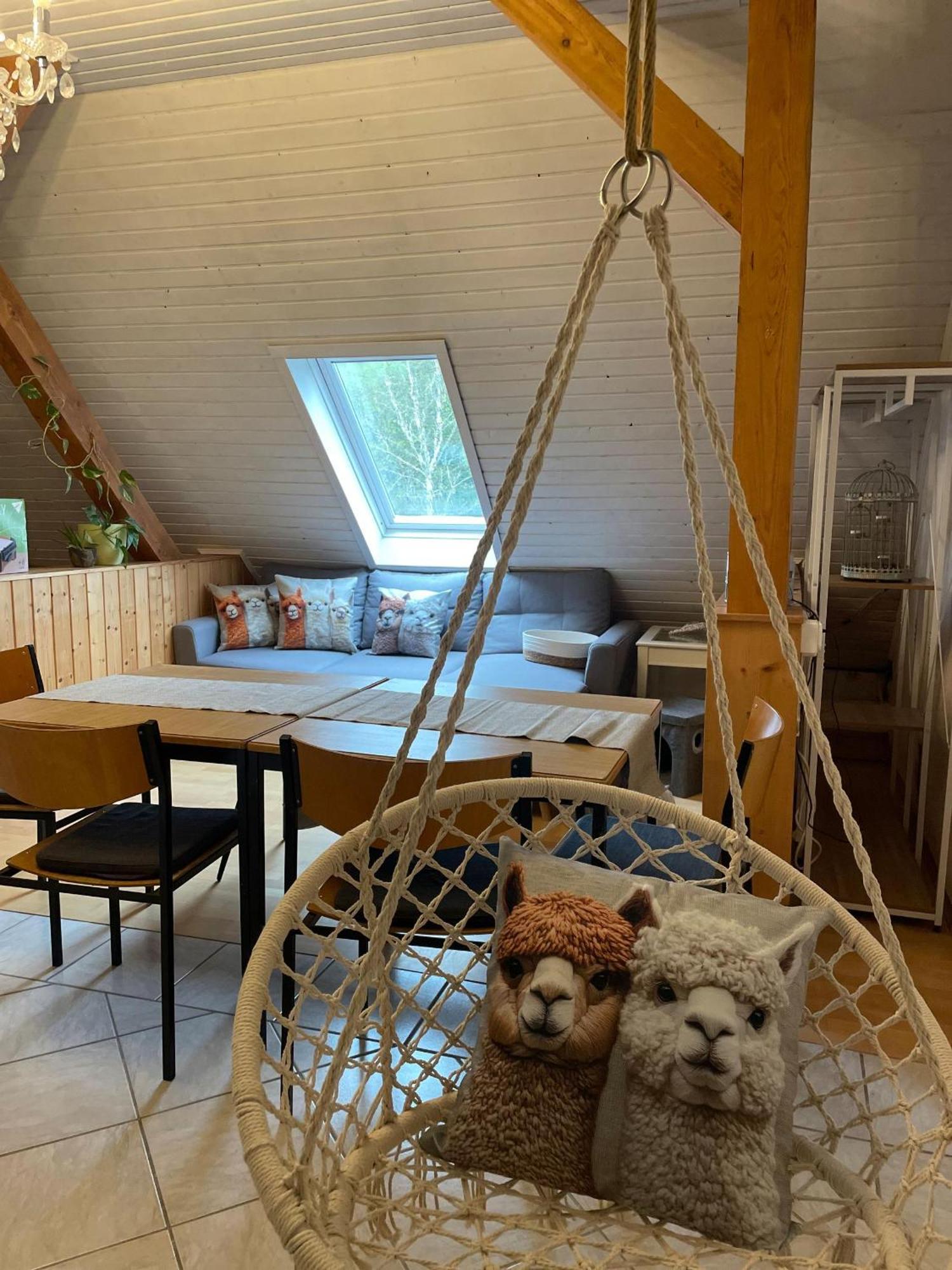 Alpakas, Lamas Und Rentiere Zum Gruenen See Grossdorf  Extérieur photo